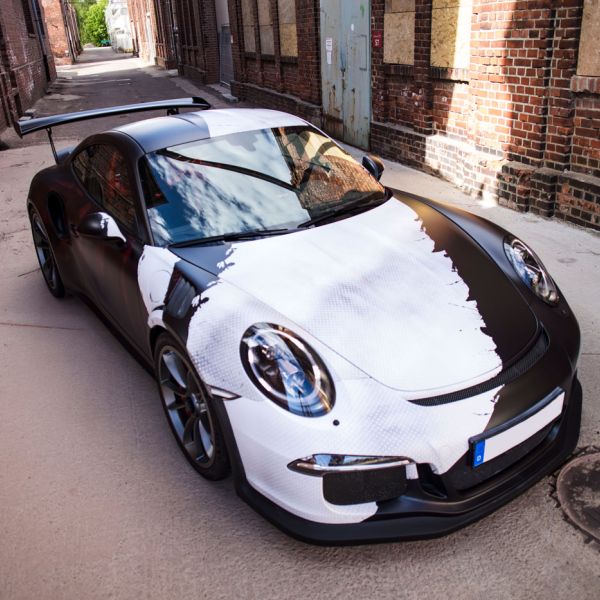 Porsche gt3rs carwrapping