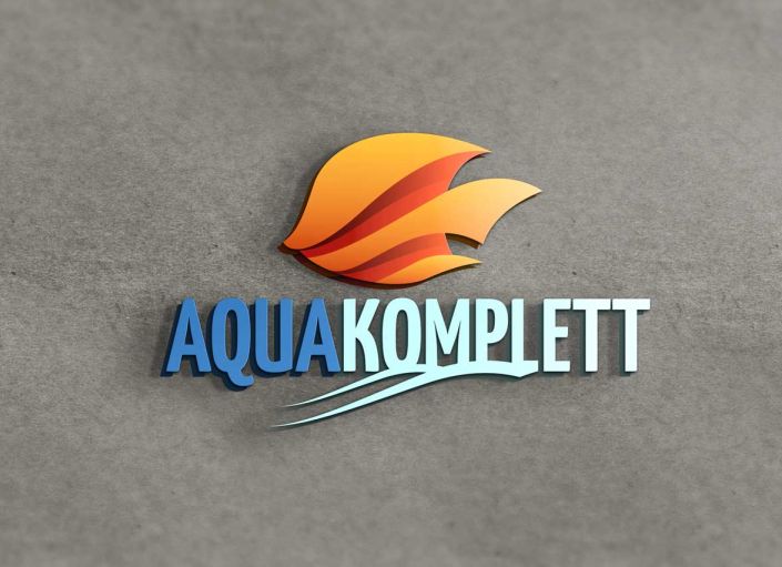 Logoentwurf aquakomoplett